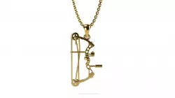 Sport Bow Pendant 3D print model