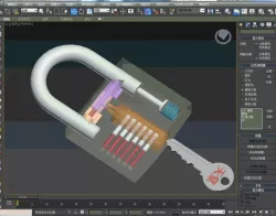 spring lock animation