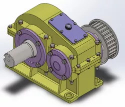 Spur gear reducer