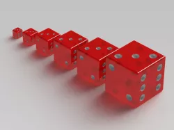 Standard six sided Dice