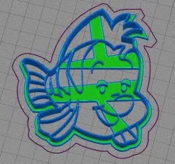 The Little Mermaid Set Ariel Flounder Sebastian Cookie Cutter 3D print model