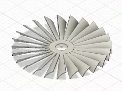 Turbojet Engine Compressor
