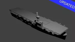 US Casablanca Class Aircraft Carrier 3D print model