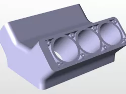 V6 Engine Block