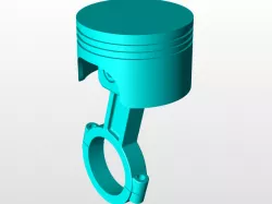 V6 Engine - Piston Assembly