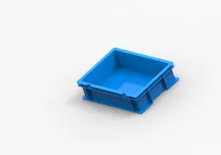 400x300x100mm Plastic Crate