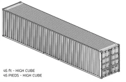 45 ft High Cube Container