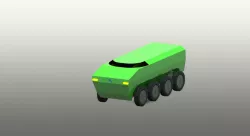 (8x8)Floating Military Unmanned Land Vehicles