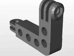 90 degree gopro adapter
