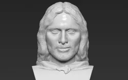 Aragorn bust Lord of the Rings 3D printing ready stl obj formats 3D print model