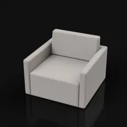 Armchair Model Scale 3D print model