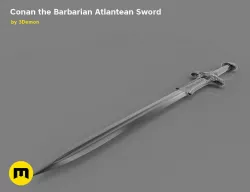 Atlantean Sword from Conan the Barbarian 3D print model