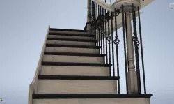 Automated parameterized model of stairs 90° for home and office V2.2