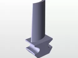 axial turbine blade