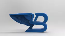 Bentley Logo 3D print model