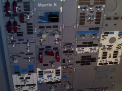 Boeing 737 lower Overhead Panel for DIY Simulator