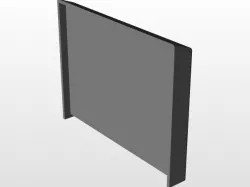 Cab lamp hood for 352 peterbilt