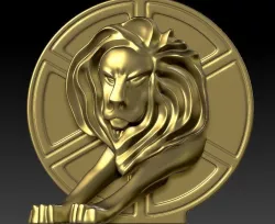 cannes lion 3D print model