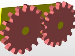 catia v5 two gears
