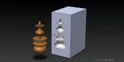 cavity with solid works