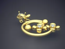 Circle Pendant With Lots Of Ornaments CAD 3684 3D print model