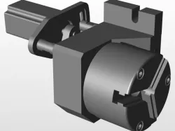 CNC Rotary Axis with harmonic gearhead