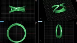 Criss Cross Ring 3D print model