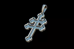 Cross Caravaca 3D print model