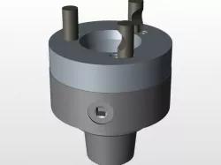 D1-4 125mm Collet Chuck & Backplate