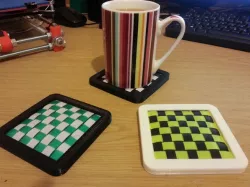 Designer drinks coaster