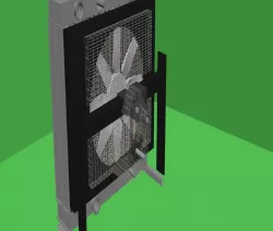Diesel Generator Radiator Assembly