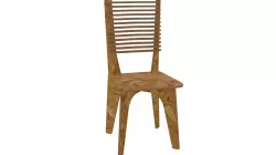 dinner chair for CNC router or laser cut 3D print model