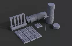 Dungeon Pack - Props Wargaming 3D print model