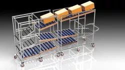 Dynamic carton filling table