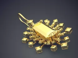 Earring CAD-4776 3D print model