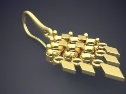 Earring CAD-5225 3D print model