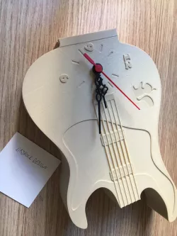 Electro Guitar Jewelry Box with Clock