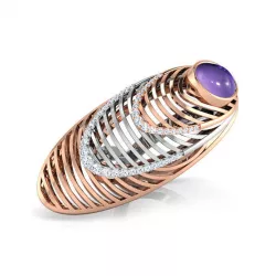Ellipse Dune Ring 3D print model