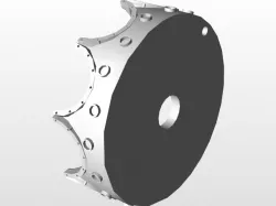 F4U-PW R-2800 Engine Front part of engine block