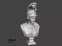 Greek Bust 3D Scan (Dea Roma/Goddess Rome)