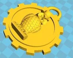 Key holder 3D printable model owl 3D print model