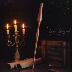 LUNA LOVEGOOD WAND - HARRY POTTER 3D print model
