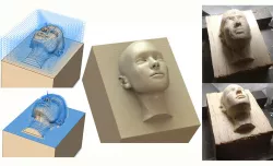 Machined human head