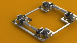 Mecanum Wheel Base with Gear Drive