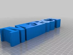 My Customized 5 Letters in a Row