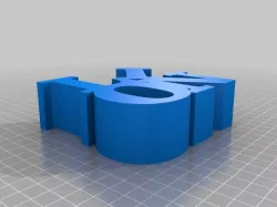 My Customized WORD Sculpture