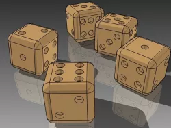 normal die / dice