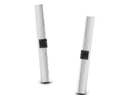 Pencil Shaped Earrings With Gem 3D print model