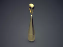 Pendant With Rain Drop Shaped Ornaments CAD 4619 3D print model