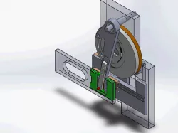 pick and place mechanism cam - mecanismo con leva